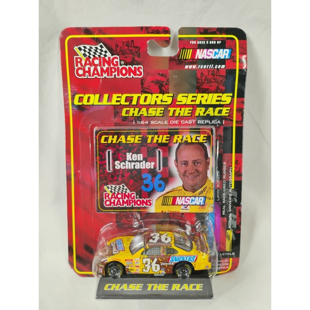 Ken Schrader #36 SNICKERS Racing Champions: NASCAR "Chase The Race" Series 1:64‎